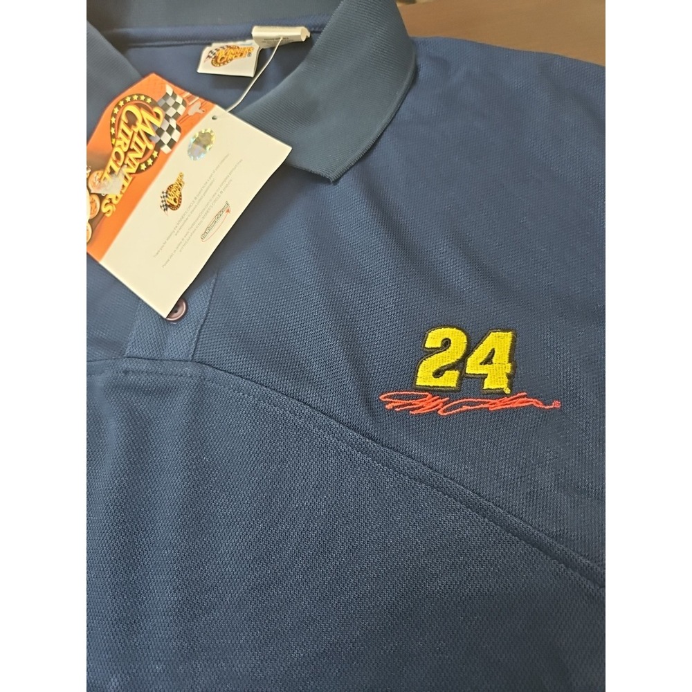 NASCAR Winner's Circle Jeff Gordon #24 Men's Short Sleeve Polo Shirt Size Large